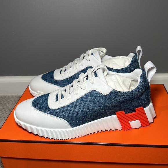❌SOLD❌ Hermes Bouncing Sneaker Denim size 39 - Picture 4 of 7